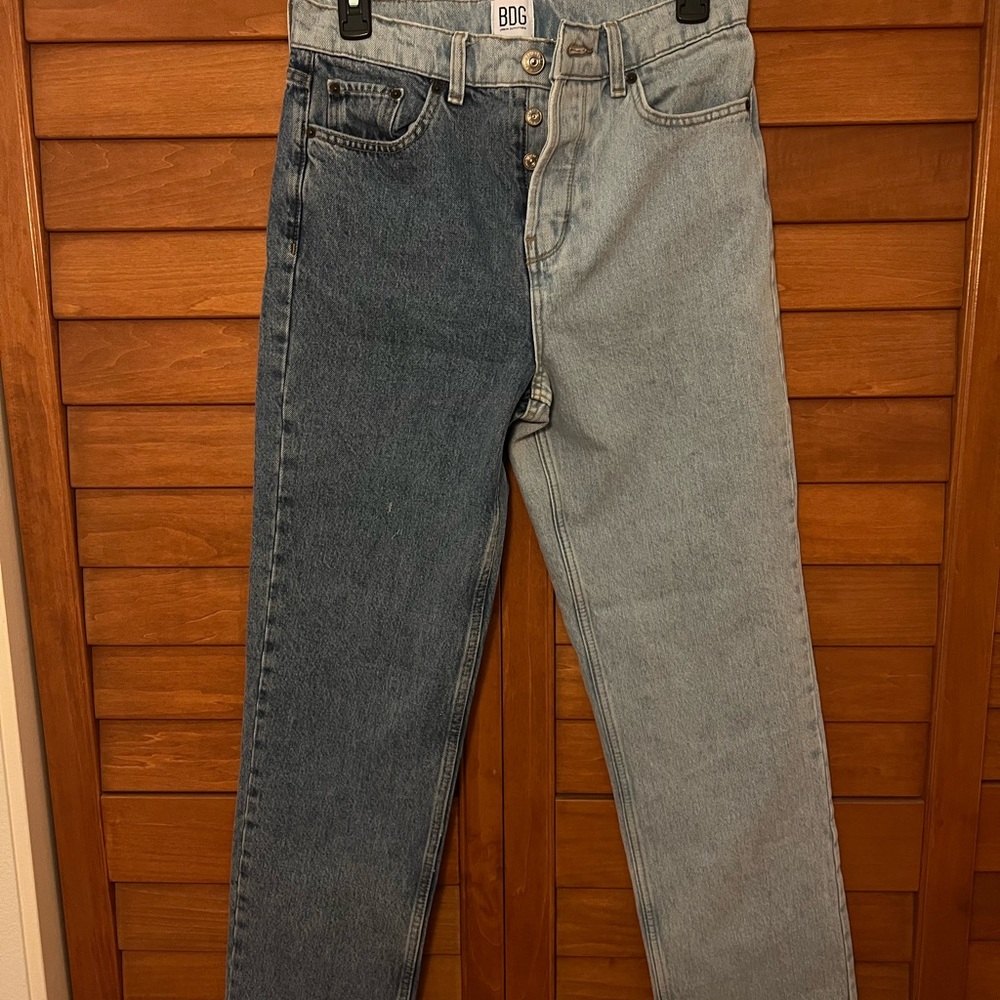 Urban Outfitters BDG Two Tone Blue Jeans